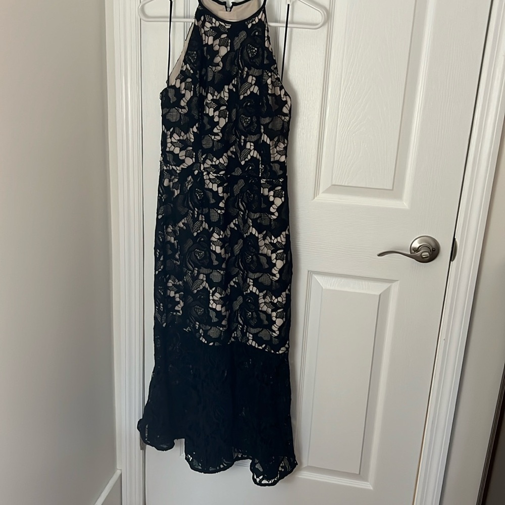 Keepsake Navy Lace Dress
